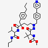 methyl [(2S)-1-(2-{(4R)-4-hydroxy-5-{[(2S)-3-methyl-1-oxo-1-(prop-2-en-1-ylamino)butan-2-yl]amino}-5-oxo-4-[4-(prop-2-en-1-yl)benzyl]pentyl}-2-[4-(pyridin-4-yl)benzyl]hydrazinyl)-3,3-dimethyl-1-oxobutan-2-yl]carbamate