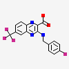 3-[(4-fluorobenzyl)amino]-6-(trifluoromethyl)quinoxaline-2-carboxylic acid