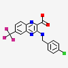 3-[(4-chlorobenzyl)amino]-6-(trifluoromethyl)quinoxaline-2-carboxylic acid