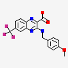 3-[(4-methoxybenzyl)amino]-6-(trifluoromethyl)quinoxaline-2-carboxylic acid