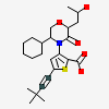 3-{(2R,5R)-5-cyclohexyl-2-[(2R)-2-hydroxypropyl]-3-oxomorpholin-4-yl}-5-(3,3-dimethylbut-1-yn-1-yl)thiophene-2-carboxylic acid
