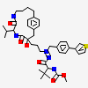 methyl N-[(2S)-1-[2-[[4-[(3S)-3,4-dihydrothiophen-3-yl]phenyl]methyl]-2-[3-[(3Z,8S,11R)-11-oxidanyl-7,10-bis(oxidanylidene)-8-propan-2-yl-6,9-diazabicyclo[11.2.2]heptadeca-1(16),3,13(17),14-tetraen-11-yl]propyl]hydrazinyl]-3,3-dimethyl-1-oxidanylidene-butan-2-yl]carbamate