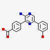 4-[3-Amino-6-(3-Hydroxyphenyl)pyrazin-2-Yl]benzoic Acid