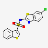 N-(6-chloro-1,3-benzothiazol-2-yl)-1-benzothiophene-3-sulfonamide