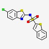 N-(6-chloro-1,3-benzothiazol-2-yl)-1-benzothiophene-2-sulfonamide