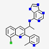 N-{(1S)-1-[8-chloro-2-(2-methylpyridin-3-yl)quinolin-3-yl]ethyl}-9H-purin-6-amine