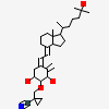 1-({[(1r,2s,3r,5z,7e,14beta,17alpha)-1,3,25-Trihydroxy-9,10-Secocholesta-5,7,10-Trien-2-Yl]oxy}methyl)cyclopropanecarbonitrile
