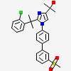 2-{2-[2-(2-Chlorophenyl)propan-2-Yl]-1-[3'-(Methylsulfonyl)biphenyl-4-Yl]-1h-Imidazol-4-Yl}propan-2-Ol