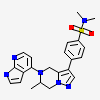 N,N-Dimethyl-4-[(6r)-6-Methyl-5-(1h-Pyrrolo[2,3-B]pyridin-4-Yl)-4,5,6,7-Tetrahydropyrazolo[1,5-A]pyrazin-3-Yl]benzenesulfonamide