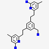 6,6'-{[5-(aminomethyl)benzene-1,3-diyl]diethane-2,1-diyl}bis(4-methylpyridin-2-amine)