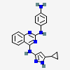 N~2~-(4-aminophenyl)-N~4~-(5-cyclopropyl-1H-pyrazol-3-yl)quinazoline-2,4-diamine