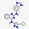 N~2~-(1H-benzimidazol-6-yl)-N~4~-(5-cyclobutyl-1H-pyrazol-3-yl)quinazoline-2,4-diamine