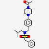 N-[4-(4-Acetylpiperazin-1-Yl)benzyl]-N-(2-Methylpropyl)-1-Phenylmethanesulfonamide