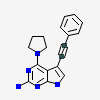5-(Phenylethynyl)-4-(Pyrrolidin-1-Yl)-7h-Pyrrolo[2,3-D]pyrimidin-2-Amine