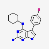 N4-cyclohexyl-5-(4-fluorophenyl)-7H-pyrrolo[2,3-d]pyrimidine-2,4-diamine