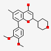 (2R)-8-(3,4-dimethoxyphenyl)-6-methyl-2-(tetrahydro-2H-pyran-4-yl)-2H-chromen-4-ol
