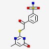 3-{[(4-Methyl-6-Oxo-1,6-Dihydropyrimidin-2-Yl)sulfanyl]acetyl}benzenesulfonamide