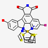 [(amino-kappaN)methanethiolato](3-fluoro-9-hydroxypyrido[2,3-a]pyrrolo[3,4-c]carbazole-5,7(6H,12H)-dionato-kappa~2~N,N')(1,4,7-trithionane-kappa~3~S~1~,S~4~,S~7~)ruthenium