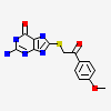 2-amino-8-{[2-(4-methoxyphenyl)-2-oxoethyl]sulfanyl}-1,9-dihydro-6H-purin-6-one