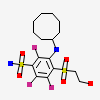 3-(Cyclooctylamino)-2,5,6-Trifluoro-4-[(2-Hydroxyethyl)sulfonyl]benzenesulfonamide