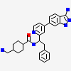 trans-N-{(1S)-1-[4-(3-amino-2H-indazol-6-yl)pyridin-2-yl]-2-phenylethyl}-4-(aminomethyl)cyclohexanecarboxamide