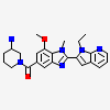[(3R)-3-aminopiperidin-1-yl][2-(1-ethyl-1H-pyrrolo[2,3-b]pyridin-2-yl)-7-methoxy-1-methyl-1H-benzimidazol-5-yl]methanone