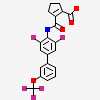 2-({[3,5-DIFLUORO-3'-(TRIFLUOROMETHOXY)BIPHENYL-4-YL]AMINO}CARBONYL)CYCLOPENT-1-ENE-1-CARBOXYLIC ACID