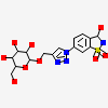 [1-(1,1-Dioxido-3-Oxo-2,3-Dihydro-1,2-Benzothiazol-6-Yl)-1h-1,2,3-Triazol-4-Yl]methyl Alpha-L-Idopyranoside