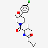 N-{(2R)-1-[(4S)-4-(4-chlorophenyl)-4-hydroxy-3,3-dimethylpiperidin-1-yl]-3-methyl-1-oxobutan-2-yl}-2-cyclopropylacetamide