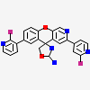 (5S)-7-(2-fluoropyridin-3-yl)-3-(2-fluoropyridin-4-yl)spiro[chromeno[2,3-c]pyridine-5,4'-[1,3]oxazol]-2'-amine