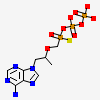 [[(2R)-1-(6-aminopurin-9-yl)propan-2-yl]oxymethyl-sulfanyl-phosphoryl] phosphono hydrogen phosphate