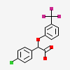 (2r)-(4-Chlorophenyl)[3-(Trifluoromethyl)phenoxy]ethanoic Acid