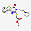 ethyl ({4-oxo-3-[3-(pyrrolidin-1-yl)propyl]-3,4-dihydro[1]benzothieno[3,2-d]pyrimidin-2-yl}sulfanyl)acetate