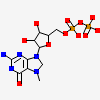 7N-METHYL-8-HYDROGUANOSINE-5'-DIPHOSPHATE