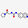 1-isoquinolin-6-yl-3-[2-oxo-2-(pyrrolidin-1-yl)ethyl]urea