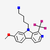 4-(7-METHOXY-1-(TRIFLUOROMETHYL)-9H-PYRIDO[3,4-B]INDOL-9-yl)butan-1-amine