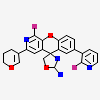(5S)-3-(5,6-dihydro-2H-pyran-3-yl)-1-fluoro-7-(2-fluoropyridin-3-yl)spiro[chromeno[2,3-c]pyridine-5,4'-[1,3]oxazol]-2'-amine