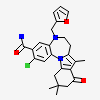 2-Chloro-5-(Furan-2-Ylmethyl)-8,11,11-Trimethyl-9-Oxo-6,7,9,10,11,12-Hexahydro-5h-Indolo[1,2-A][1,5]benzodiazepine-3-Carboxamide