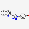 4-[4-(quinolin-2-yl)-1H-1,2,3-triazol-1-yl]phenol