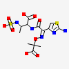 2-({[(1Z)-1-(2-amino-1,3-thiazol-4-yl)-2-oxo-2-{[(2S,3S)-1-oxo-3-(sulfoamino)butan-2-yl]amino}ethylidene]amino}oxy)-2-methylpropanoic acid