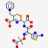 1-({(2R)-2-[(1R)-1-{[(2Z)-2-(2-amino-1,3-thiazol-4-yl)-2-{[(2-carboxypropan-2-yl)oxy]imino}acetyl]amino}-2-oxoethyl]-4-carboxy-3,6-dihydro-2H-1,3-thiazin-5-yl}methyl)pyridinium