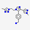 4-{4-(1-Methyl-1h-Pyrazol-4-Yl)-1-[2-(4-Methyl-1h-1,2,3-Triazol-1-Yl)ethyl]-1h-Imidazol-5-Yl}benzonitrile