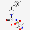 3,5-dimethyl-N-{2-[4-(4-methylbenzyl)piperidin-1-yl]-3,4-dioxocyclobut-1-en-1-yl}-1,2-oxazole-4-sulfonamide