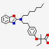 (2r)-2-(4-{2-[1,3-Benzoxazol-2-Yl(Heptyl)amino]ethyl}phenoxy)-2-Methylbutanoic Acid