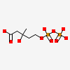 (3R)-3-HYDROXY-5-{[(R)-HYDROXY(PHOSPHONOOXY)PHOSPHORYL]OXY}-3-METHYLPENTANOIC ACID