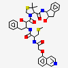 (4R)-N-[(1S,2R)-2-hydroxy-2,3-dihydro-1H-inden-1-yl]-3-[(2S,3S)-2-hydroxy-3-({N-[(isoquinolin-5-yloxy)acetyl]-S-methyl- L-cysteinyl}amino)-4-phenylbutanoyl]-5,5-dimethyl-1,3-thiazolidine-4-carboxamide