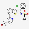 N-[(R)-(2-Chlorophenyl){7-[4-(2-Hydroxypropan-2-Yl)pyridin-2-Yl]-1-Benzothiophen-2-Yl}methyl]cyclopropanesulfonamide