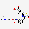 3-(Diethylamino)propyl (3-{[5-(3,4-Dimethoxyphenyl)-2-Oxo-2h-1,3,4-Thiadiazin-3(6h)-Yl]methyl}phenyl)carbamate