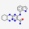 3-{[(1R,2S)-2-aminocyclohexyl]amino}-5-(1H-indol-7-ylamino)-1,2,4-triazine-6-carboxamide