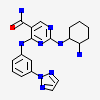 2-{[(1R,2S)-2-aminocyclohexyl]amino}-4-{[3-(2H-1,2,3-triazol-2-yl)phenyl]amino}pyrimidine-5-carboxamide